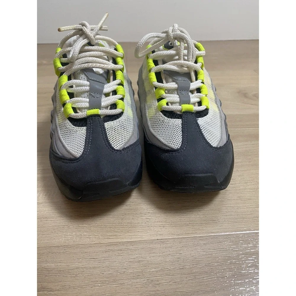 Nike Air Max 95 OG 2020 Black/Neon Yellow-LT Graphite CZ0948-001 Kids 12.5C‎